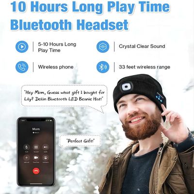 Полная камера тела шляпы HD 1296P Bluetooth видео- с фарами яркости СИД