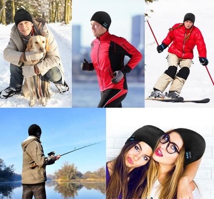 Beanie Bluetooth для шляпы Bluetooth людей, подарков людей, подарков техника рождества наушников черноты шляпы Beanie женщин уникальных