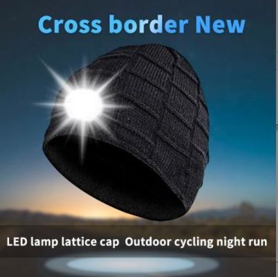 Видеокамера шляпы Beanie Bluetooth со светом, наушниками крышки Headlamp СИД USB перезаряжаемые 4 беспроводными для кататься на лыжах, бежать
