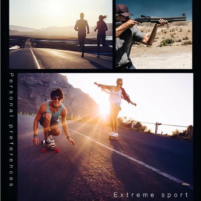 Солнечные очки видеокамеры действия 2K30FPS для Skateboarding звероловства сноубординга