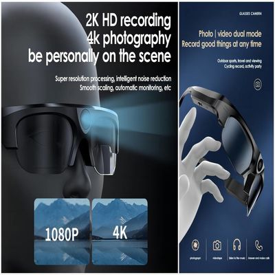 Полная камера солнечных очков HD 1080P беспроводная Bluetooth с фото, видео, аудио