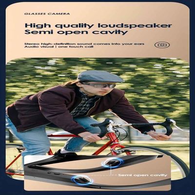 Пригодные для носки солнечные очки Bluetooth с ответами телефона видеозаписи фото взятия