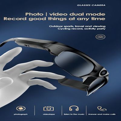 Бежать велосипед солнечные очки Bluetooth записи петли видео- с открытой музыкой уха