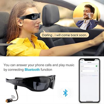 запись солнечных очков 720p Bluetooth видео- для Trekking идя спорт гольфа на открытом воздухе