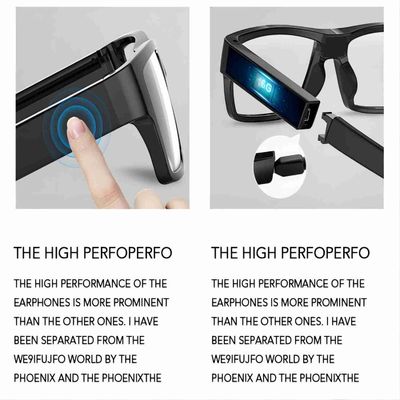Спрятанное безопасностью управление касания карты памяти 32G камеры Sunglasses1080P встроенное