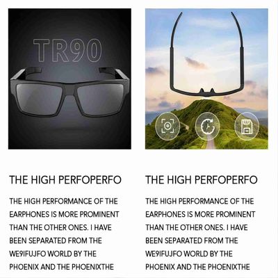 Sunglcasses спрятанное G2-64G с углом 80° записывая пригодную для носки видеокамеру тела