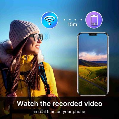 видеокамера стекел G5 1080P Wifi видео- пригодная для носки для на месте собрания доказательства