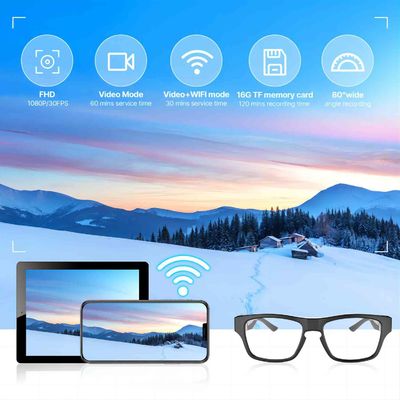 видеокамера стекел G5 1080P Wifi видео- пригодная для носки для на месте собрания доказательства