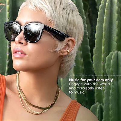 Солнечные очки Bluetooth спорта беспроводные аудио с открытыми наушниками уха