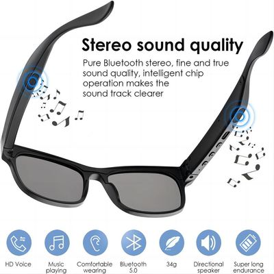 Солнечные очки G6 Bluetooth видео- для предохранения от женщин UV400 людей