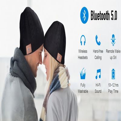 Беспроводная шляпа Beanie Bluetooth телефонных звонков диктора с дикторами HD, подарками