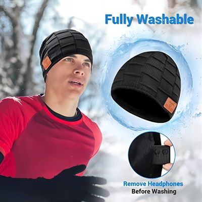 Насладитесь музыкой держите теплую шляпу Beanie Bluetooth для управлять взбираясь Skinng