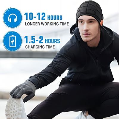 Насладитесь музыкой держите теплую шляпу Beanie Bluetooth для управлять взбираясь Skinng