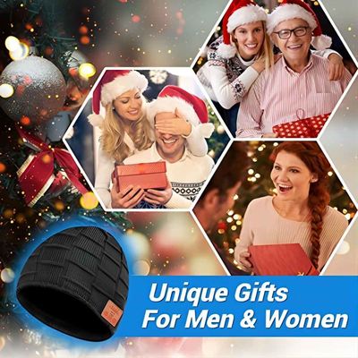 Шляпа Beanie B5 Bluetooth 5,0 с наслаждаться музыки дикторов беспроводных наушников двойной