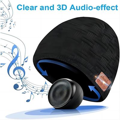Катаясь на лыжах беспроводная шляпа Beanie музыки с дикторами Bluetooth HiFi двойными