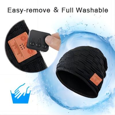 Катаясь на лыжах беспроводная шляпа Beanie музыки с дикторами Bluetooth HiFi двойными