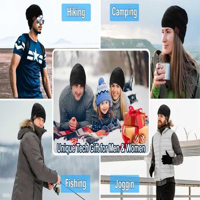 Шляпа музыки Beanie Viview со шляпой bluetooth диктора bluetooth регулируемой для спорт катания на лыжах зимы на открытом воздухе, звероловства