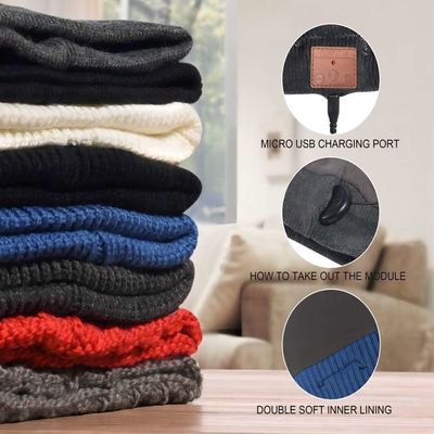 Катаясь на коньках музыка шляпы Beanie Bluetooth катания играя хэндс-фри телефонные звонки
