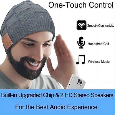 Беспроводная шляпа Rechargable 250mah Beanie Bluetooth с callings телефона времени музыки 16hours