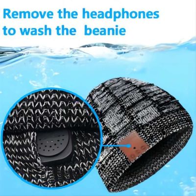 Зима, пеший туризм, взбирающся, Jogging шляпа Beanie Bluetooth с беспроводным шлемофоном BT5.0