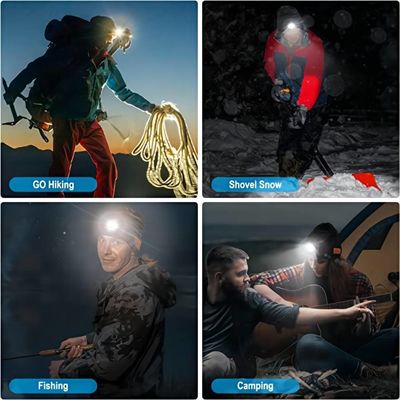 Шляпа Beanie Bluetooth перезаряжаемые батареи с Headlamp СИД для взбираясь велосипед задействовать