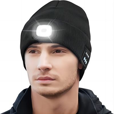 Шляпа 4 наушников Bluetooth Headlamp СИД с беспроводными подарками на день рождения наушников