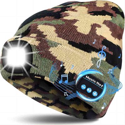 Шляпа наушников Bluetooth шляпы наушника Bluetooth со шлемофоном музыки беспроводным