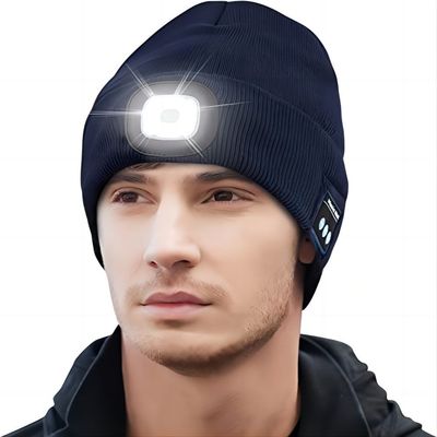 Шляпа наушников Bluetooth подарков на рождество подростка женщин людей с Headtorch