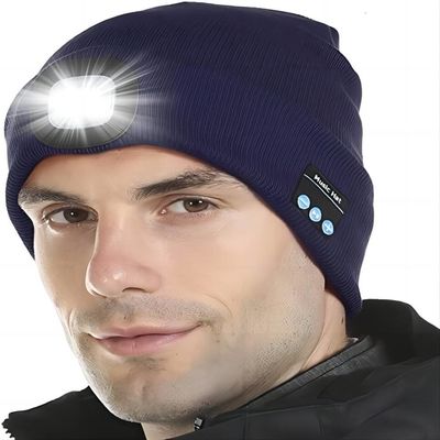 Шляпа наушников Bluetooth подарков на рождество подростка женщин людей с Headtorch
