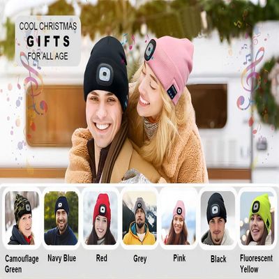 Beanie СИД воспроизведения музыки со светом хэндс-фри вызывая для внося в журнал рыбной ловли захода солнца