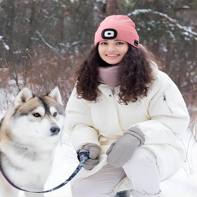 Beanie СИД воспроизведения музыки со светом хэндс-фри вызывая для внося в журнал рыбной ловли захода солнца
