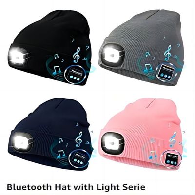 Beanie СИД воспроизведения музыки со светом хэндс-фри вызывая для внося в журнал рыбной ловли захода солнца