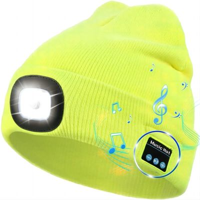Шляпа наушников Bluetooth крышки музыки Headlamp СИД для рождества, дней рождения, людей