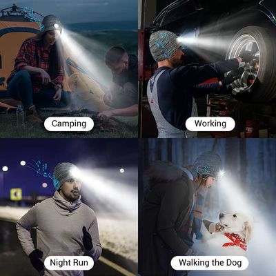 Шляпа наушников Bluetooth спорт хэндс-фри с беседами Flahslight телефона музыки