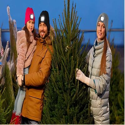 Отделяемая шляпа Beanie СИД Bluetooth с передним светом для рыбной ловли ночи