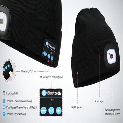Крышка Bluetooth со светом, беспроводными наушниками &amp; Headlamp как большие подарки для людей, женщин, Teenages