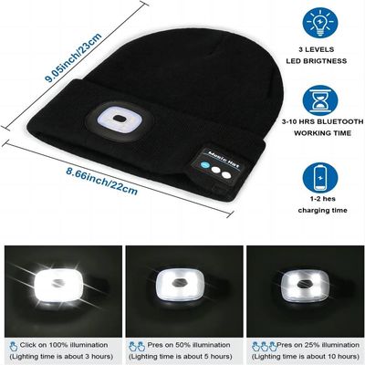 Крышка Bluetooth со светом, беспроводными наушниками &amp; Headlamp как большие подарки для людей, женщин, Teenages