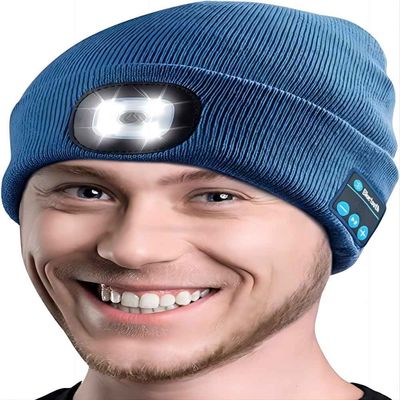 Шляпа наушников Bluetooth наушников на открытом воздухе спорт беспроводная с факелом
