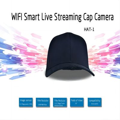Спрятанная Wifi шляпа камеры для охотиться, рыбная ловля, пеший туризм, бег, задействуя, камера шляпы
